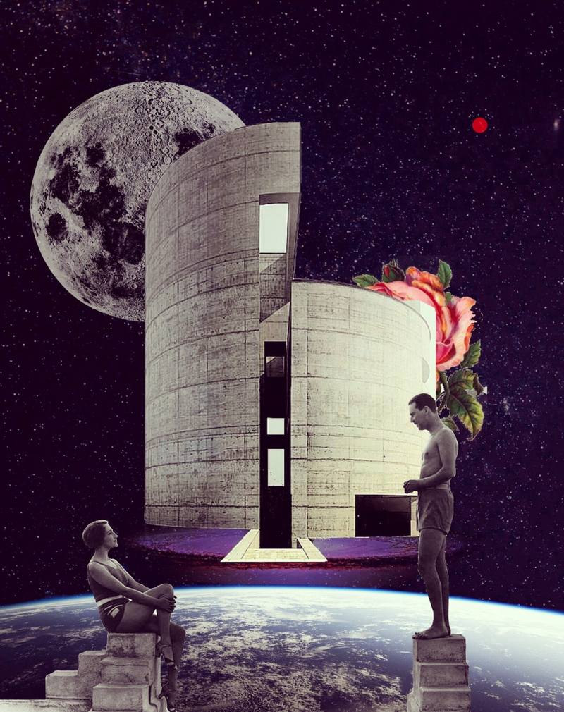 Illustration for article titled These Surreal Science Fiction Collages Are a Wonderful Glimpse into Insanity